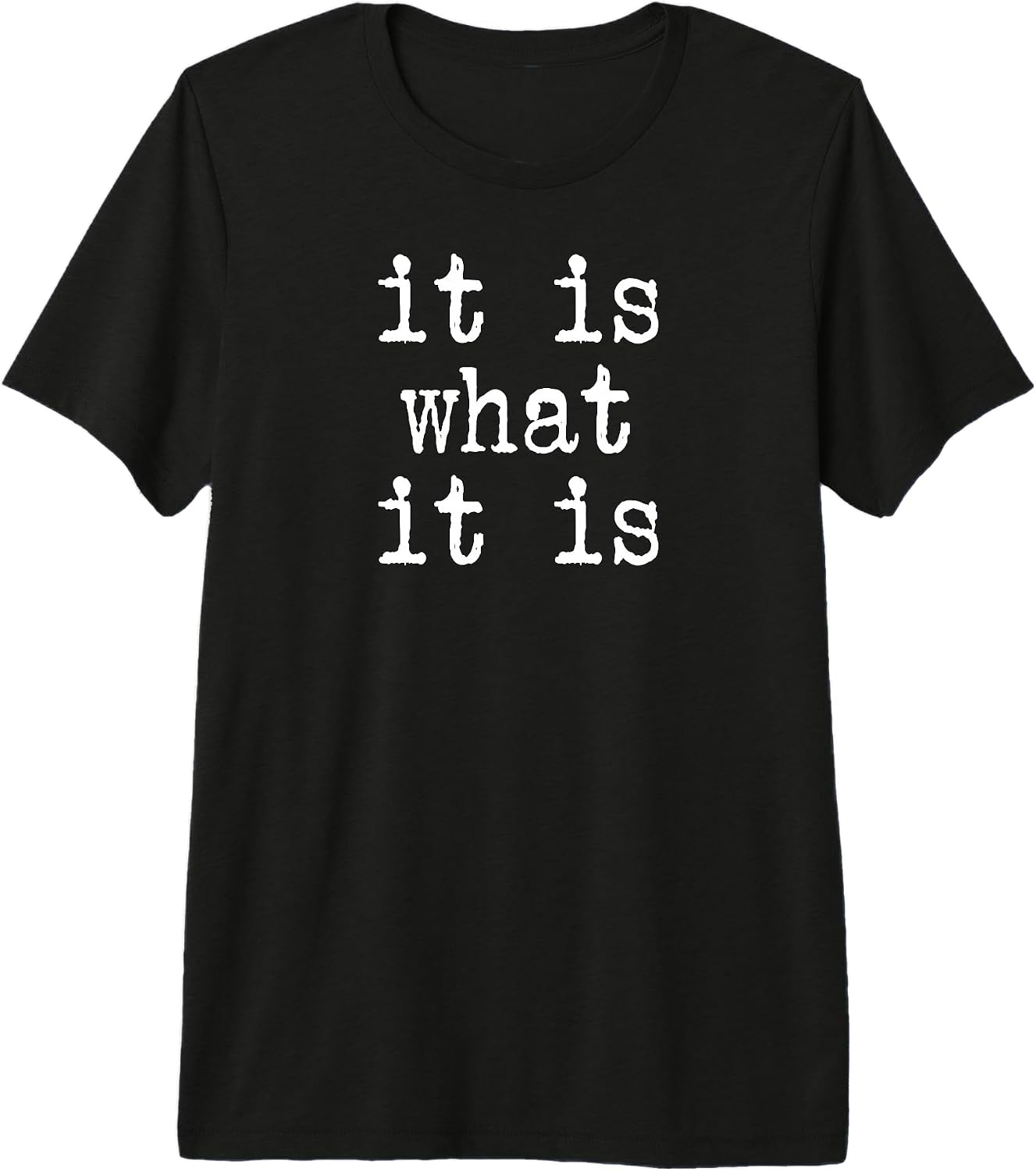 it is was it is sarcastic minimalistic
