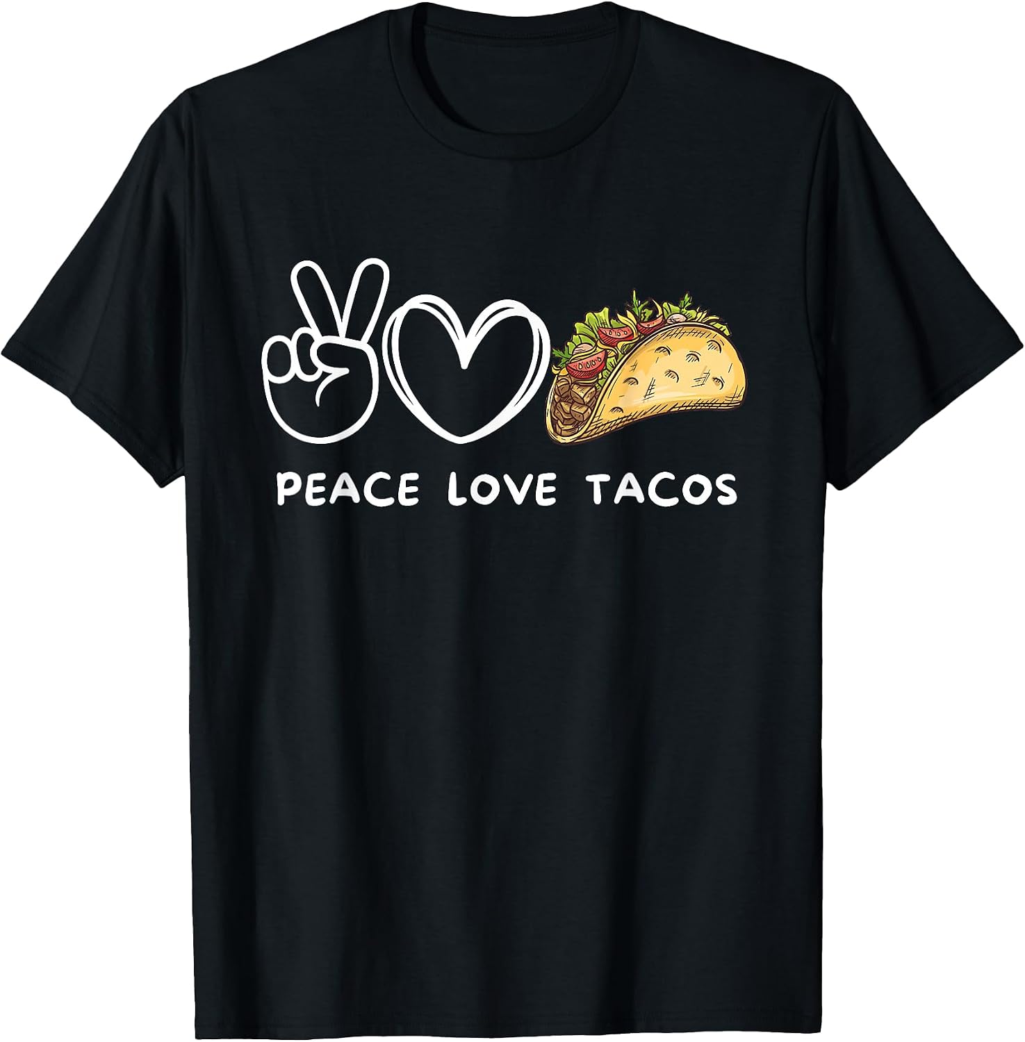 Peace, Love And Tacos Retro Tacos