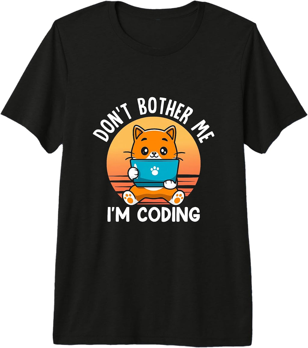 Don't Bother Me I'm Coding Tech Laptop Gift Cute