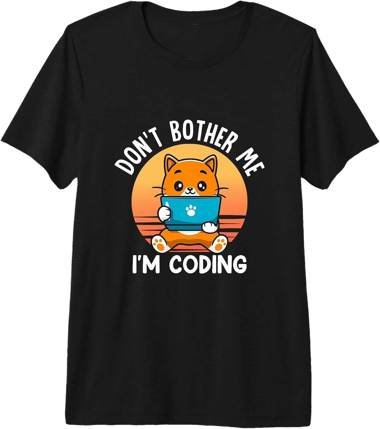 Don't Bother Me I'm Coding Tech Laptop Gift Cute