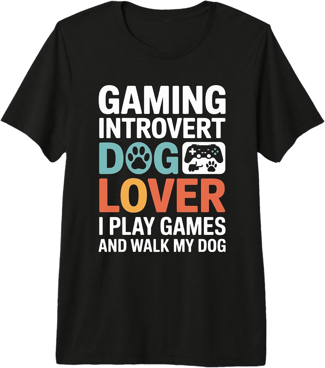 Introvert Dog Lover Gamer Dog