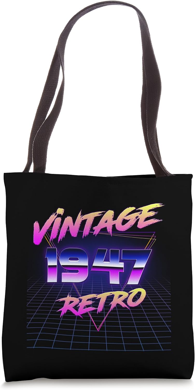 Born 1947 79th Birthday Retro 80's Style