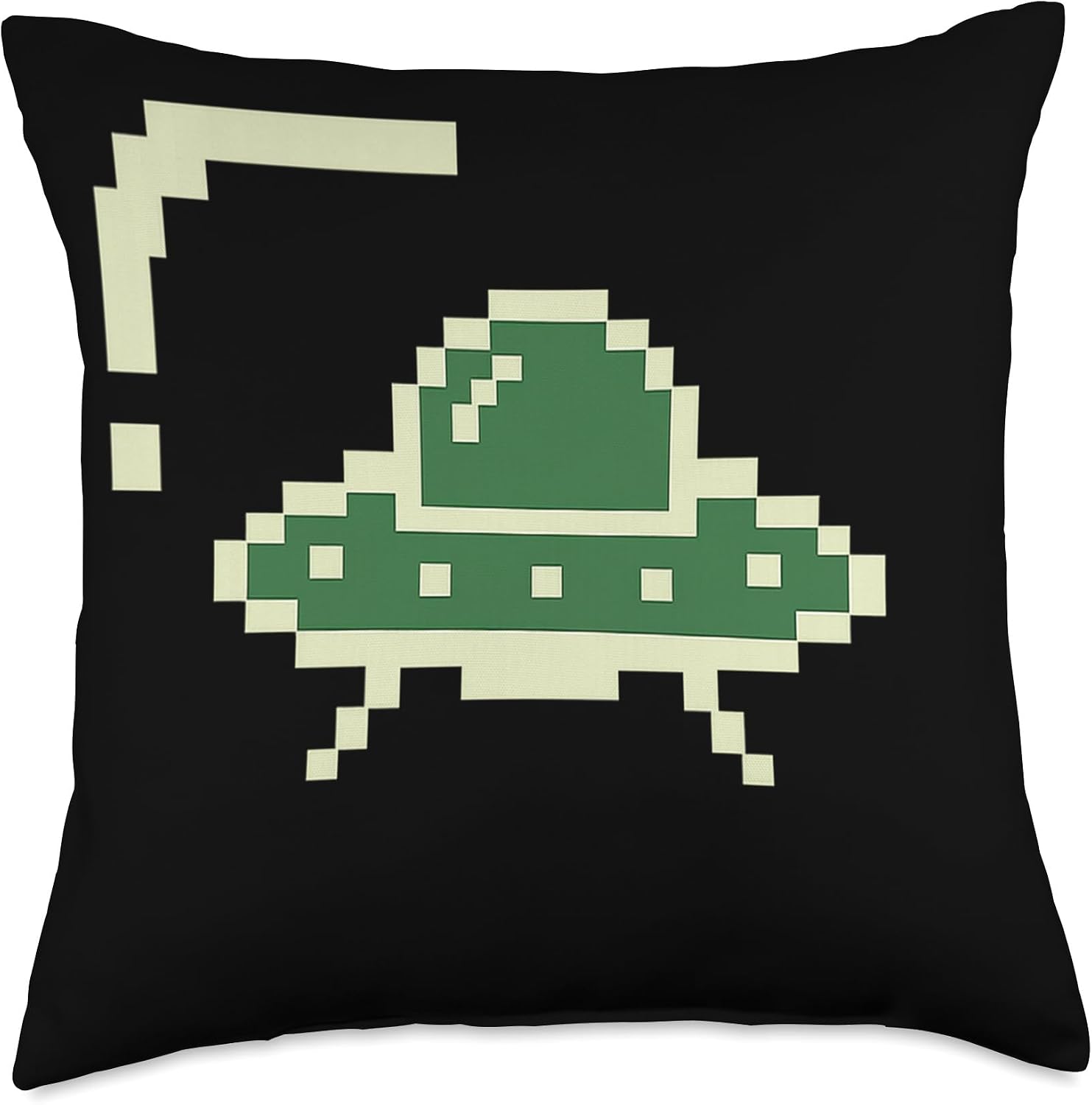 minimal vintage pixel art alien spaceship T-Shirt