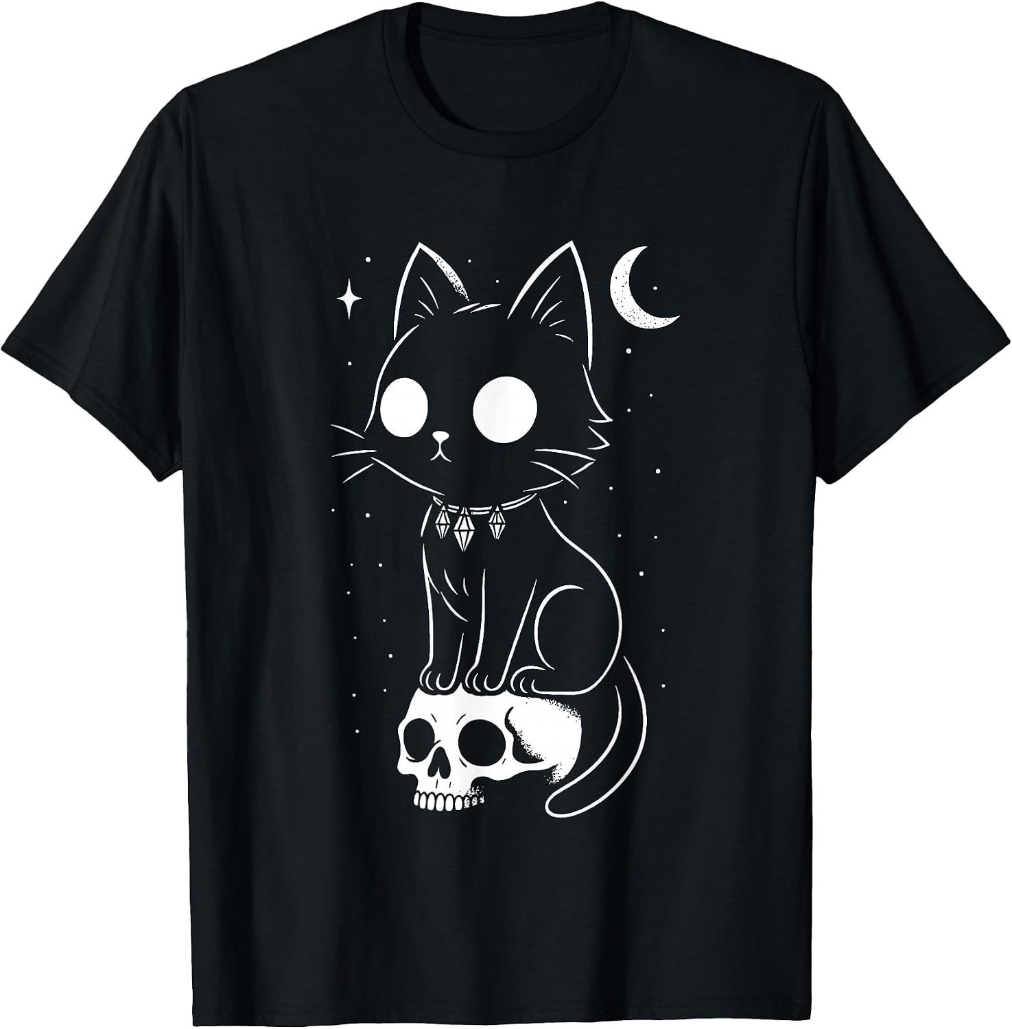 Cute Cat Creepy Goth Black Occult Kitty Outfit