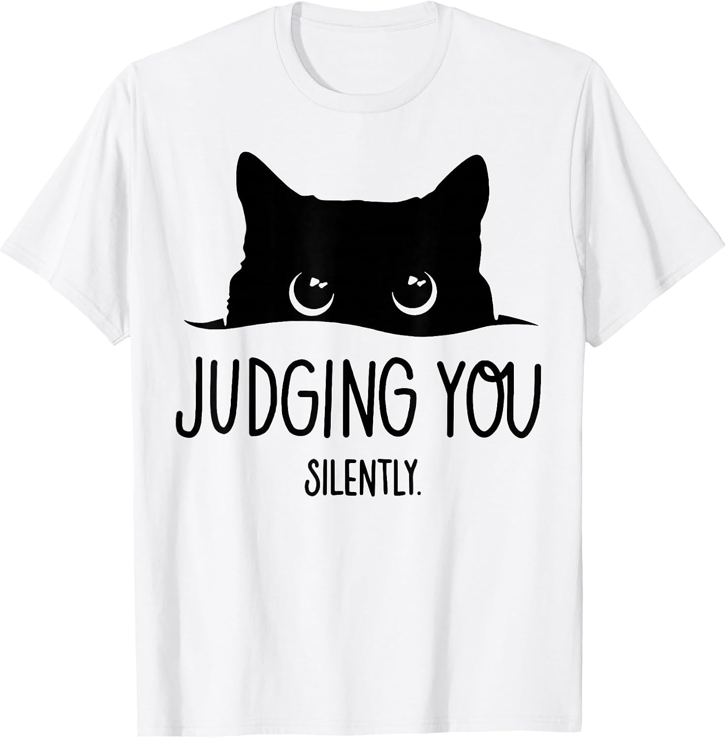 Funny Cat Judging You Silently Tee Shirt