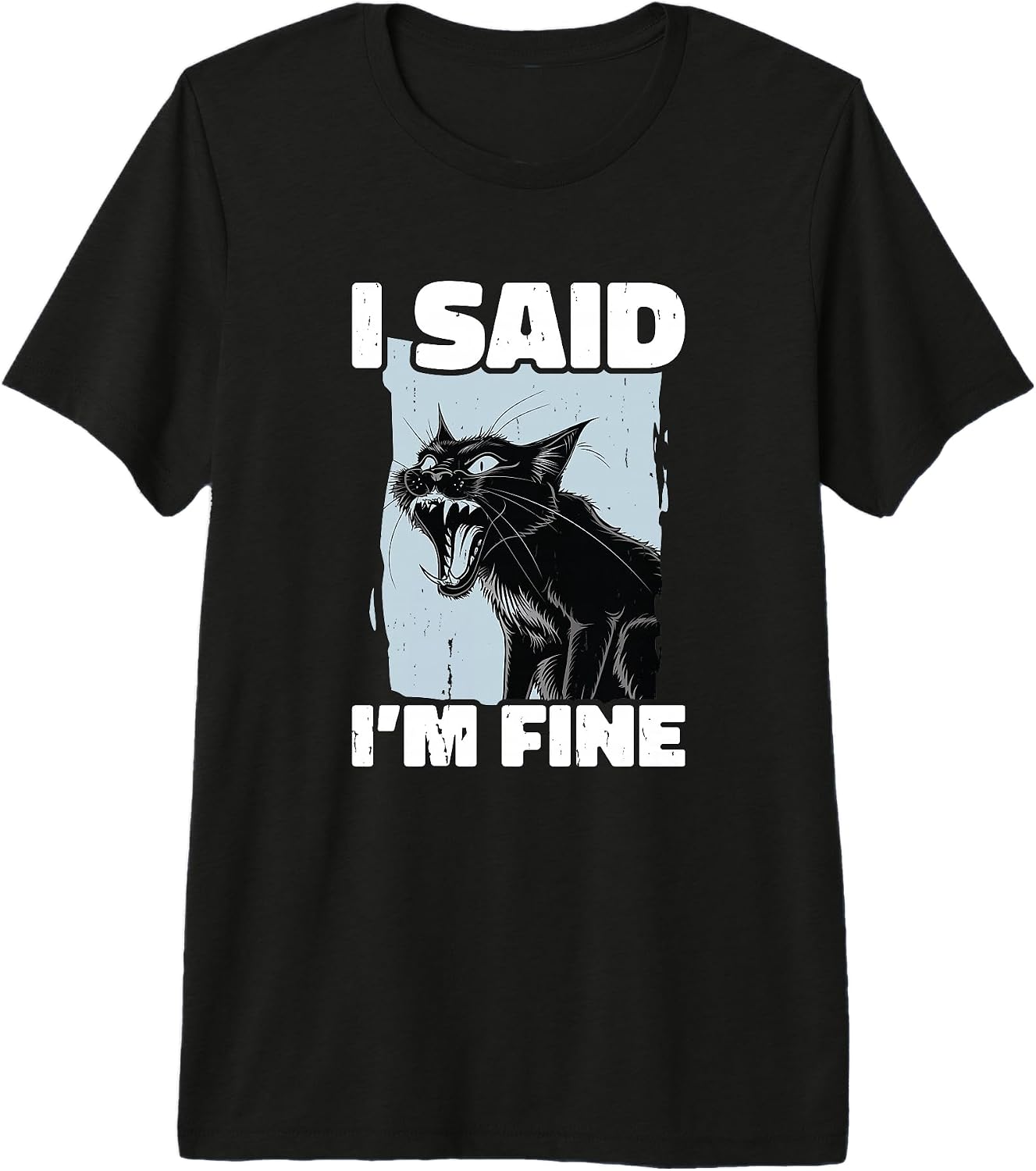 I Said I’m Fine Cat Sarcastic Saying Gift