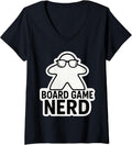 Board Game Nerd Funny Meeple Nerdy Glasses Merch