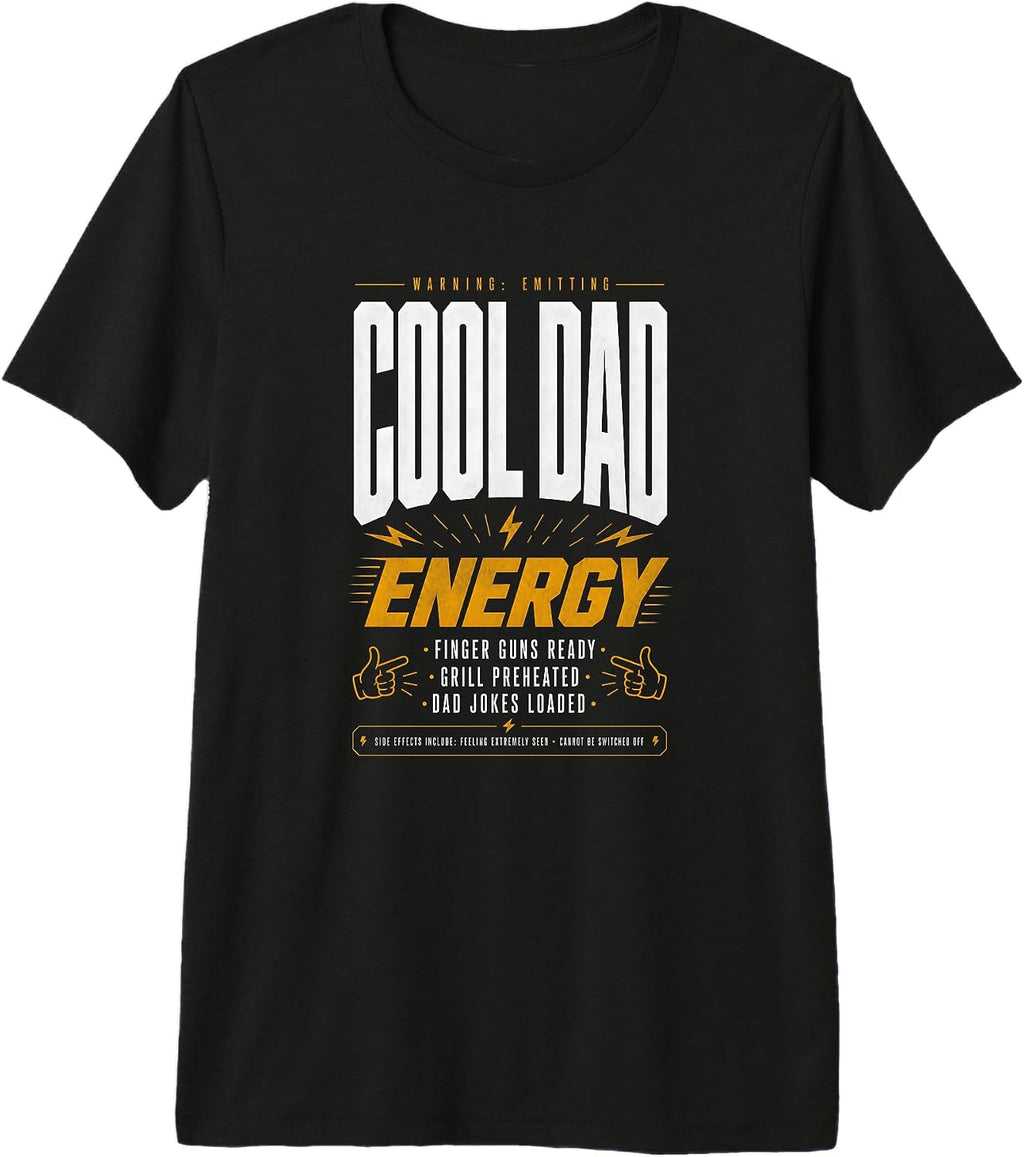 Cool Dad Energy Funny Father Humor BBQ