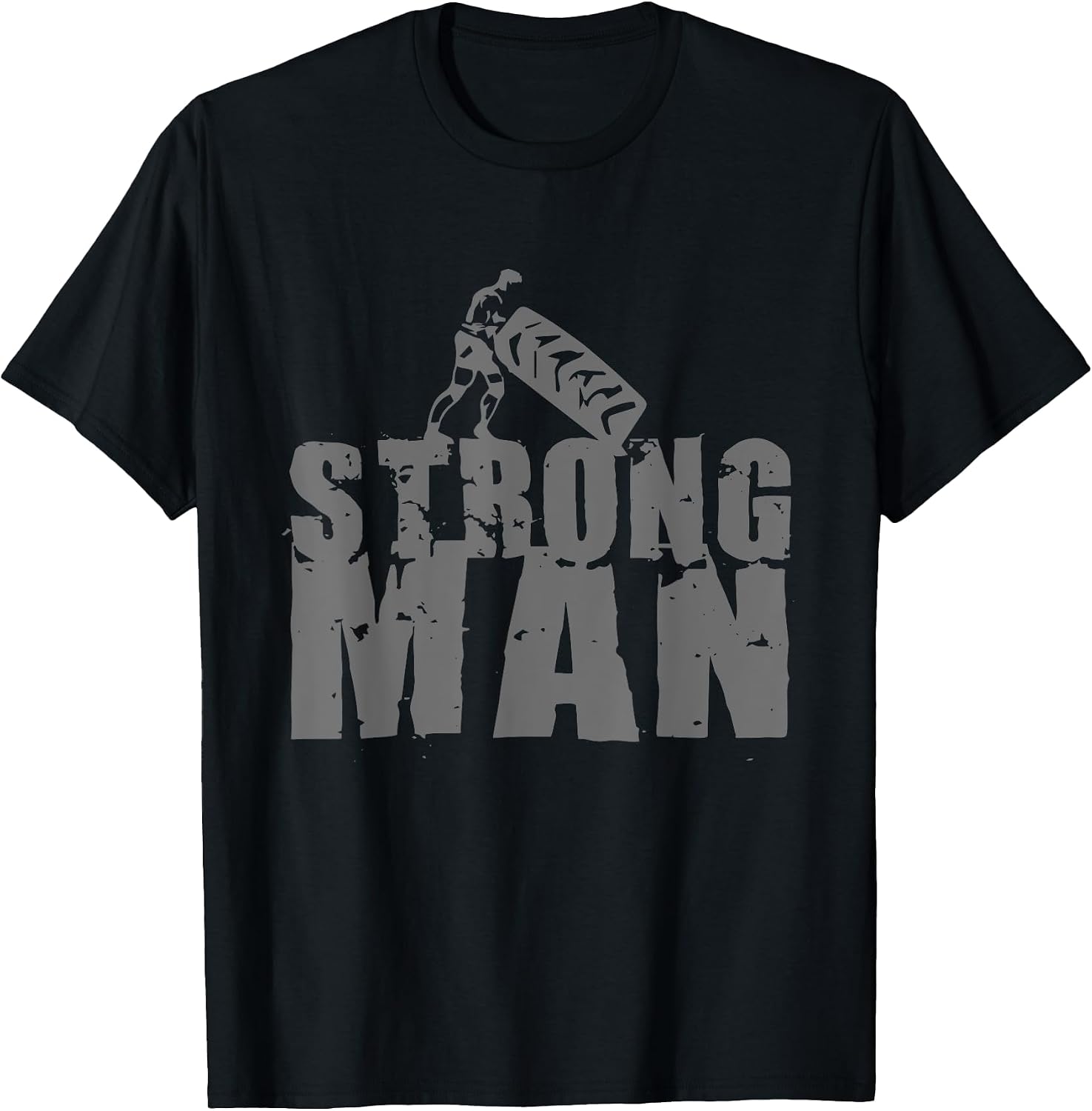 STRONGMAN T-SHIRT POWERLIFTING STRONG MAN TEE