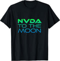 NVDA To The Moon Original AI Tee Designs