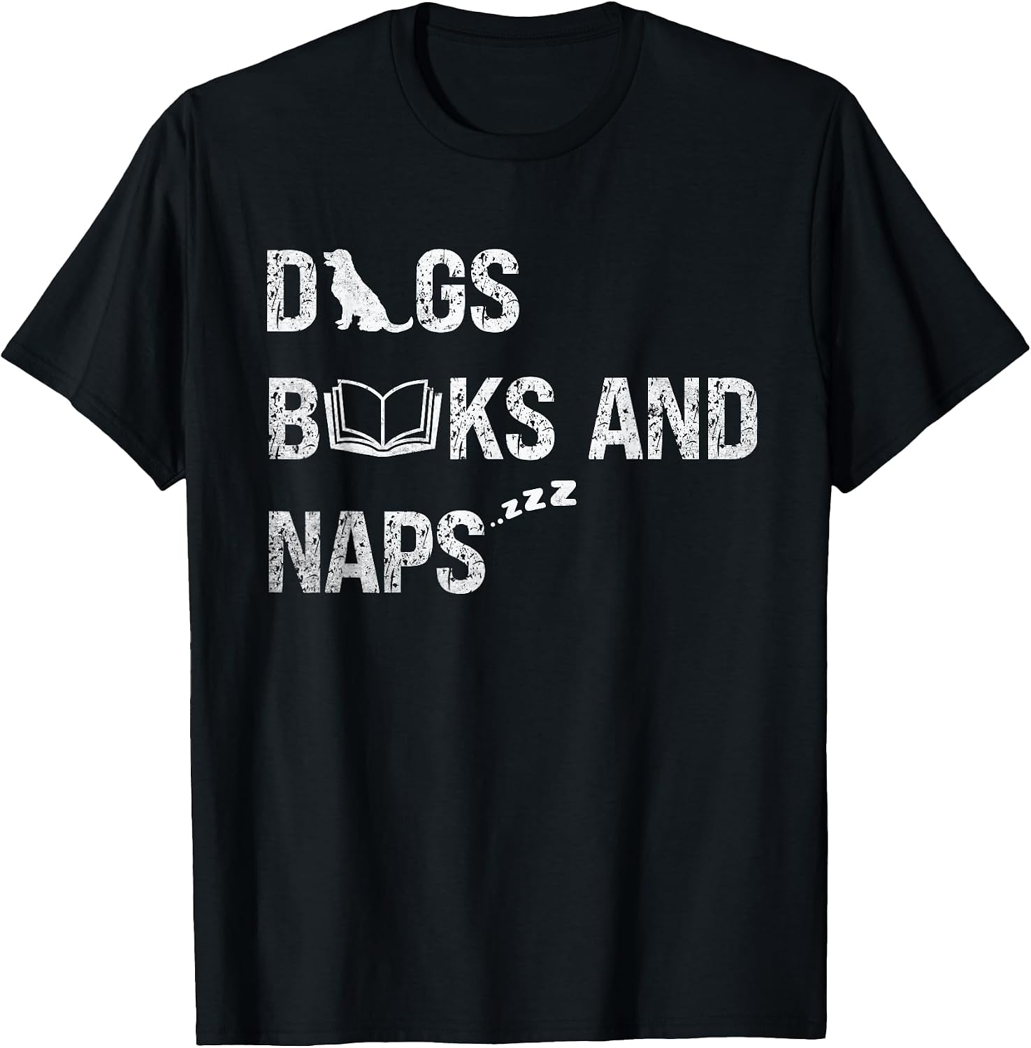 Dogs Books And Naps Dog Book Lover Graphic
