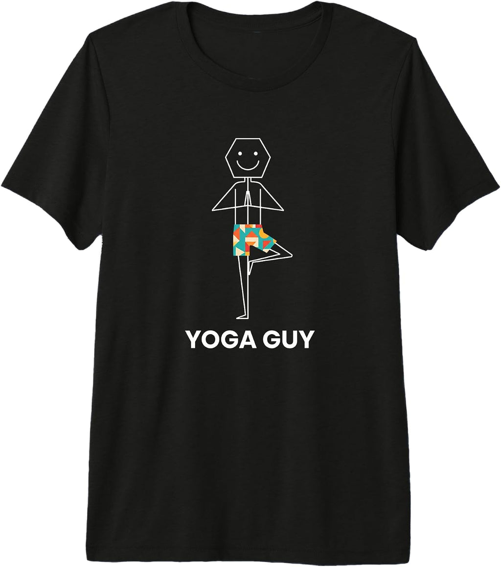 Yoga Guy Wellness Funny Fitness Meditation Stretch