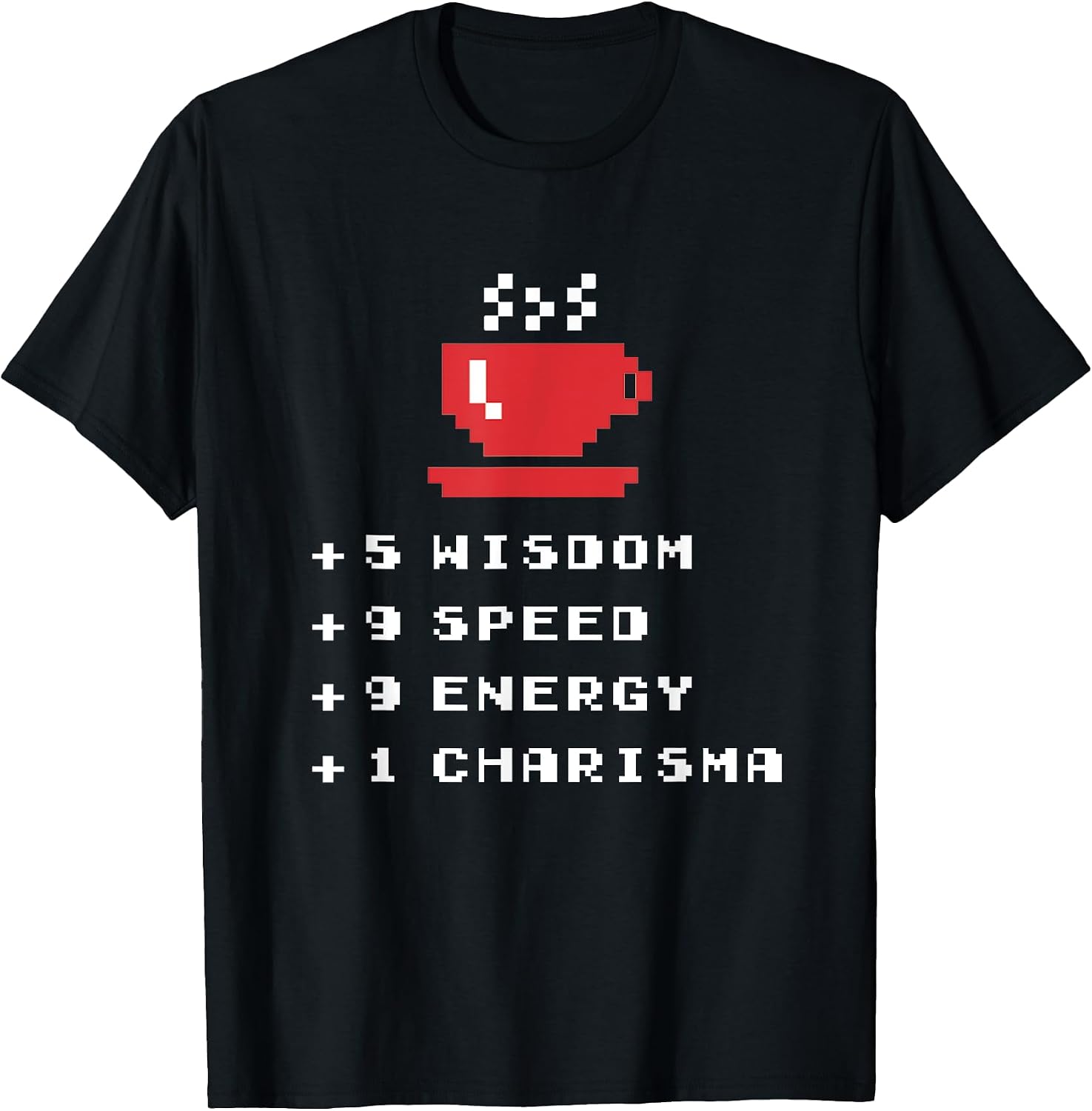 Retro 8-bit Coffee Digital Art