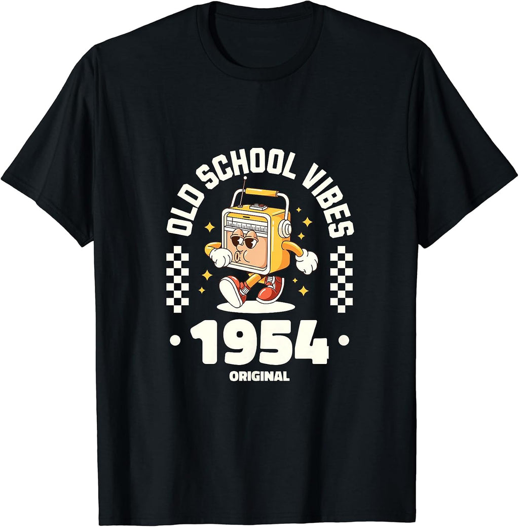 Retro Walking Radio Old School - Vibes Graphic