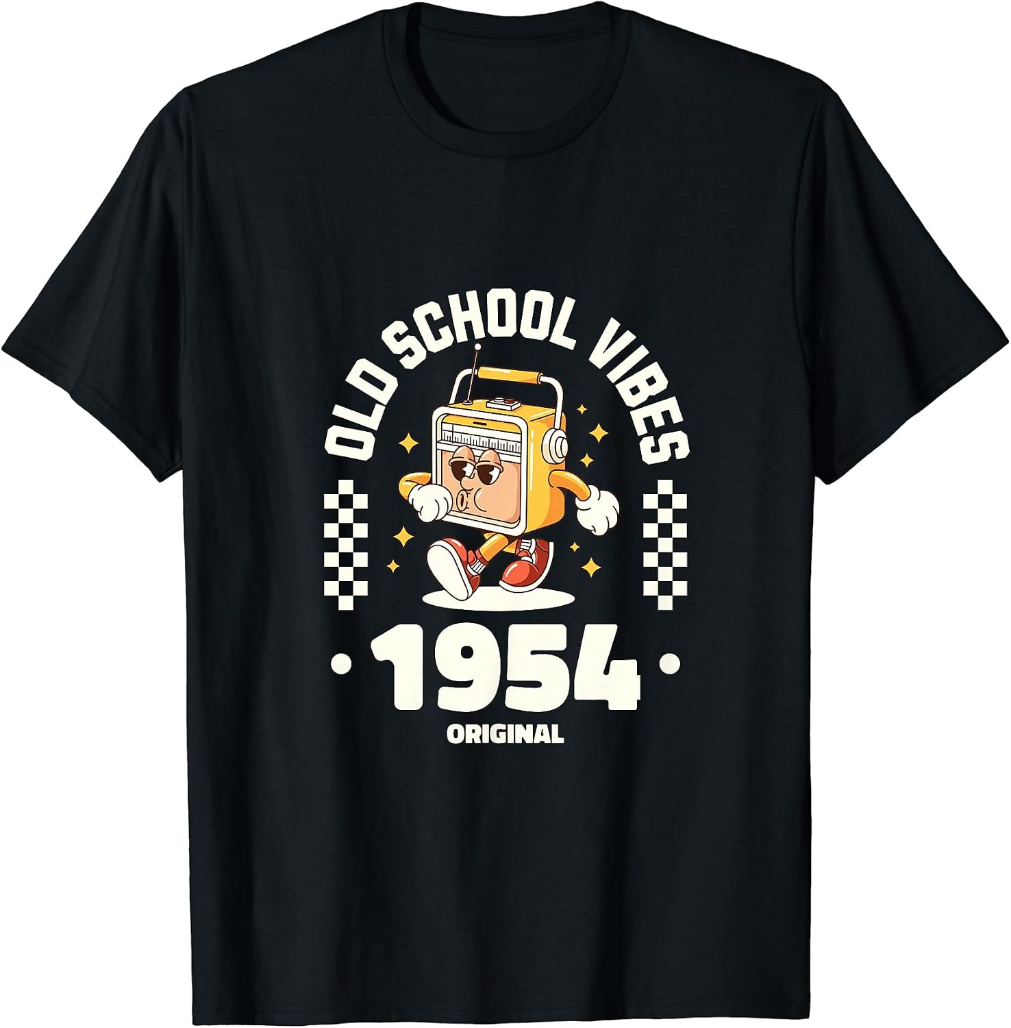 Retro Walking Radio Old School - Vibes Graphic