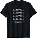 Computer Binary Programmer and developer Geek Tees