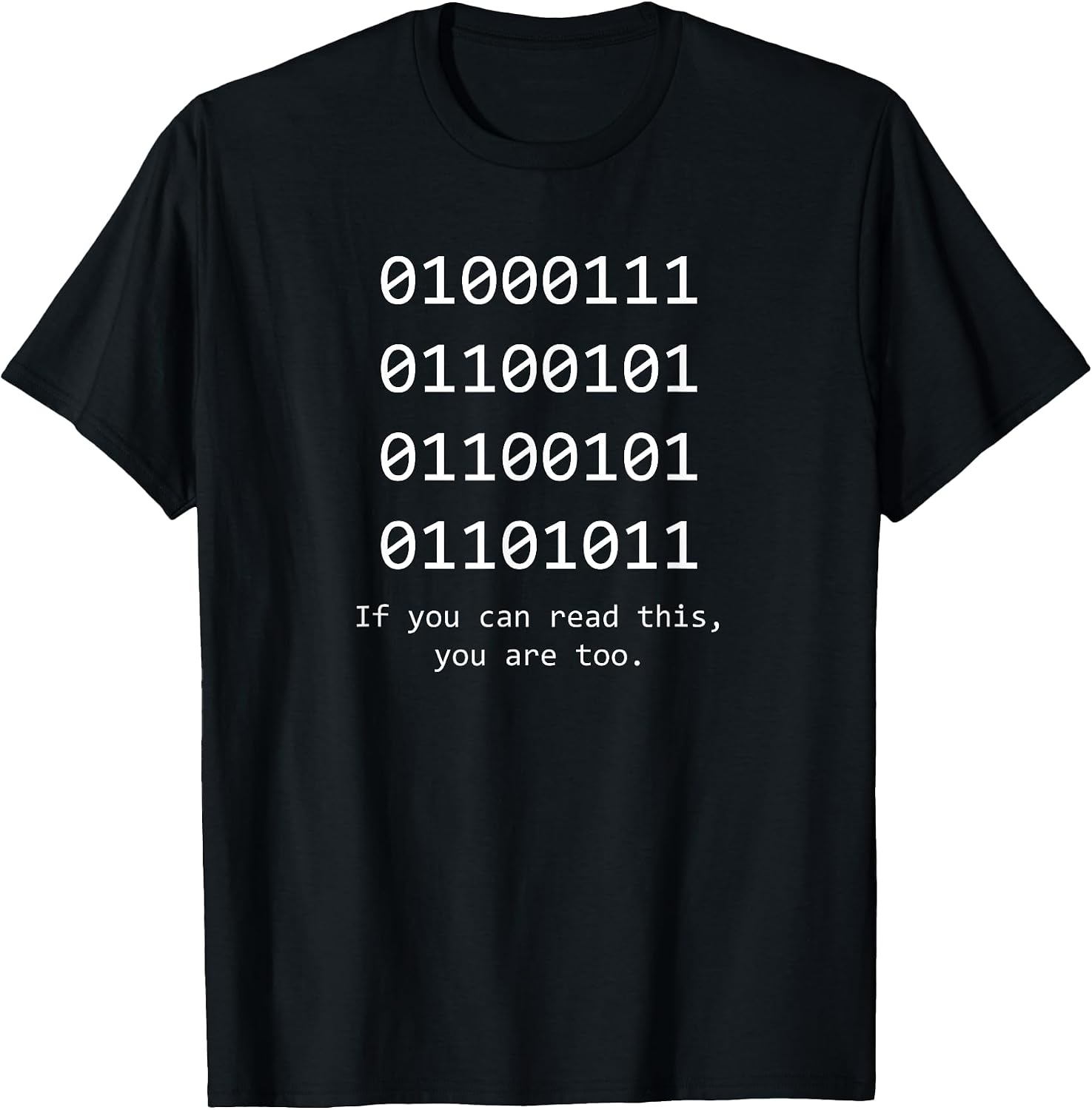 Computer Binary Programmer and developer Geek Tees