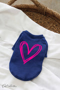 Heart Scribble Pet Graphic Sweatshirt