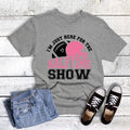 Football Just Here For Halftime Show Graphic Tee
