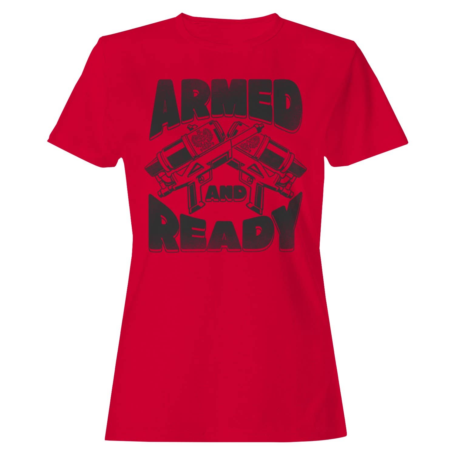 Armed and Ready Graffiti Art Women's T-Shirt