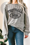 Football Mom Graphic Terry Sweatshirt
