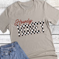 Western Checked Howdy Honey Graphic Tee