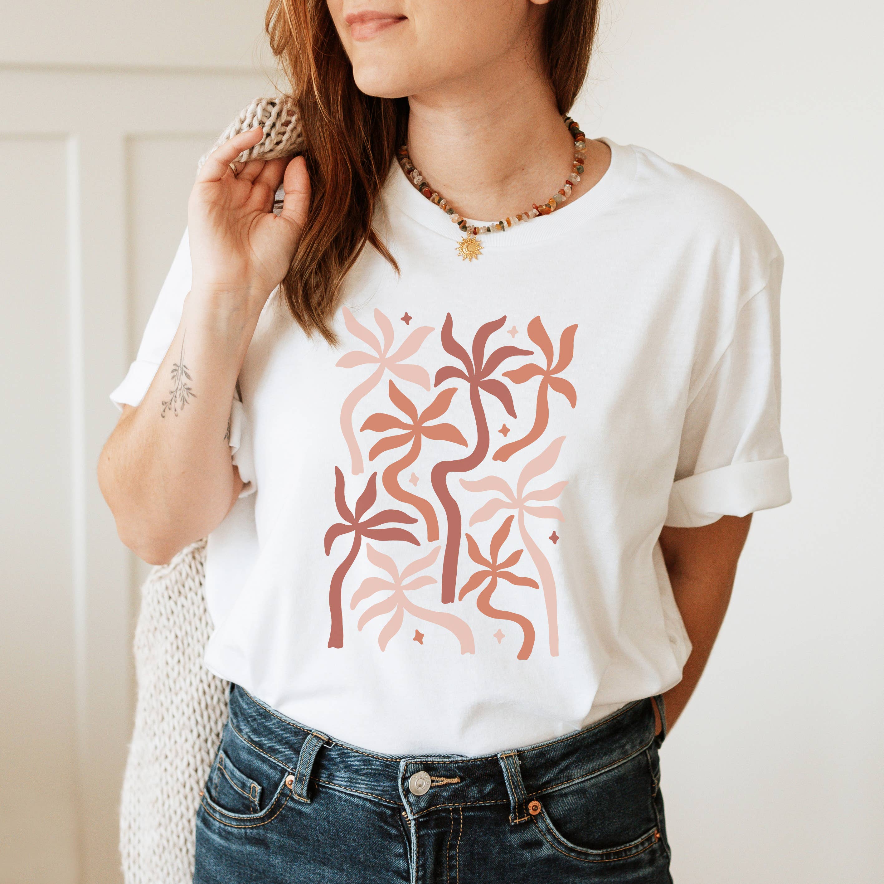 Groovy Palm Trees Tee | Sizes XS-2XL