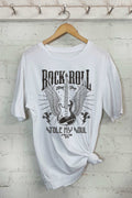 Rock and Roll Stole My Soul-Oversized Tee