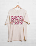 Mississippi State Bulldogs Twisted Check Thrifted Tee