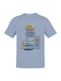 Roadtrip USA Retro Highways & Diner Design Men's Tee