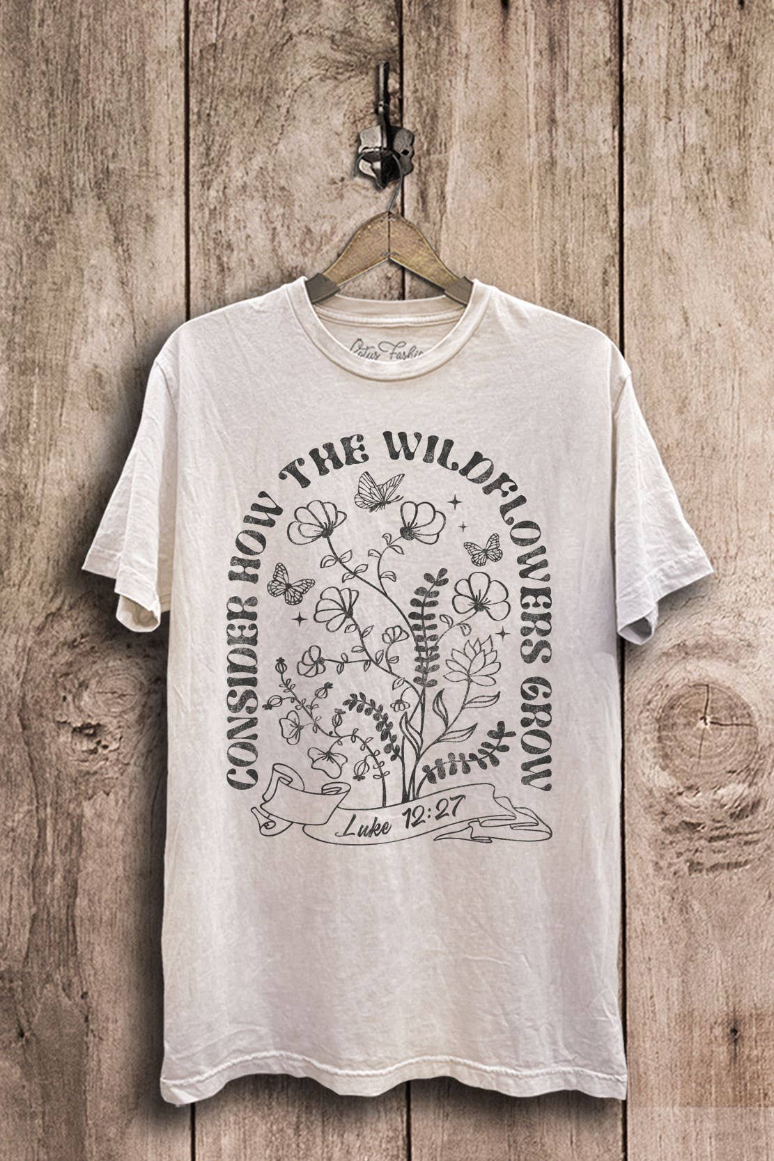 Consider How the Wild Flowers Grow Graphic Top