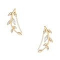 Cz Gold Dipped Ear Crawler