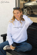 I Love You A Latte Hoodie Pullover Sweatshirt