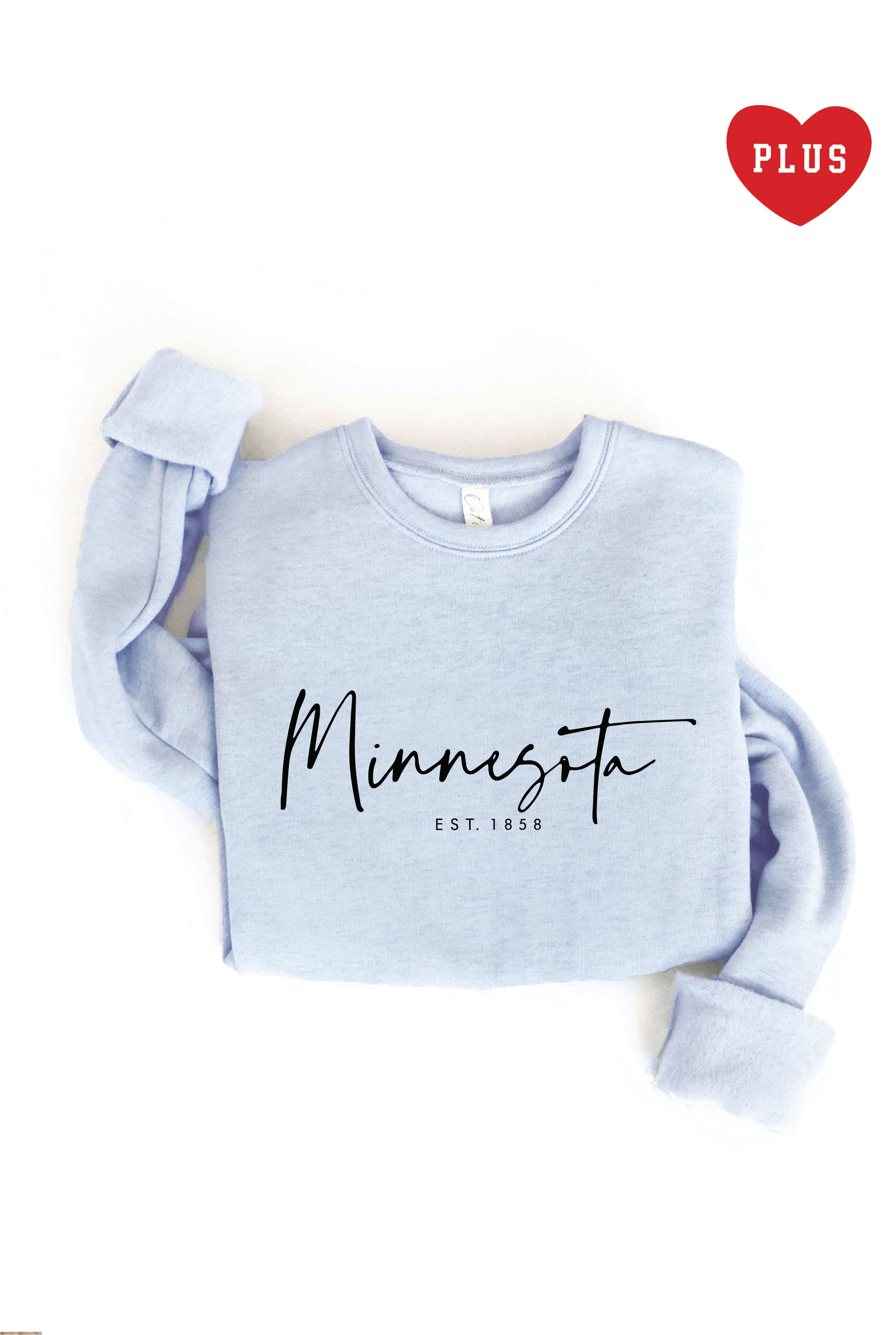 Minnesota Est.1858 Plus Graphic Sweatshirt