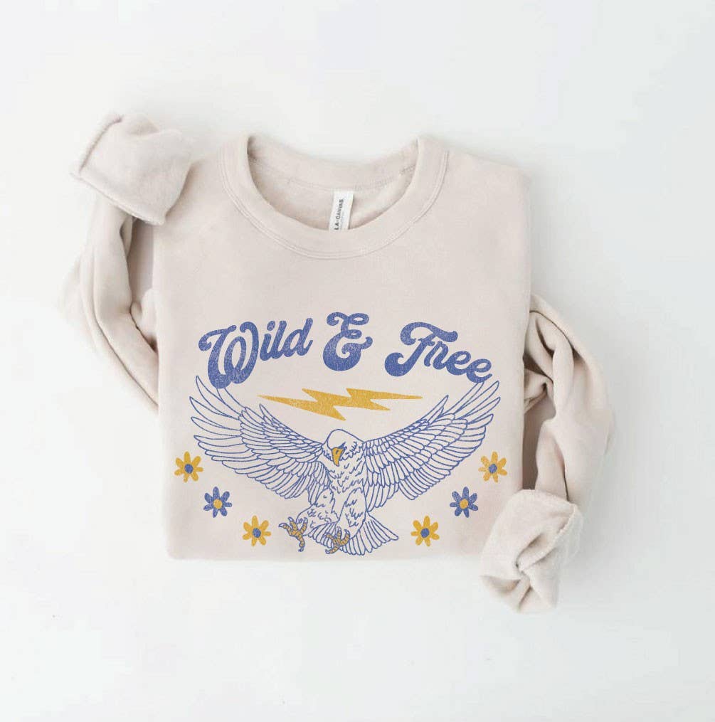 Wild and Free Graphic Sweatshirt
