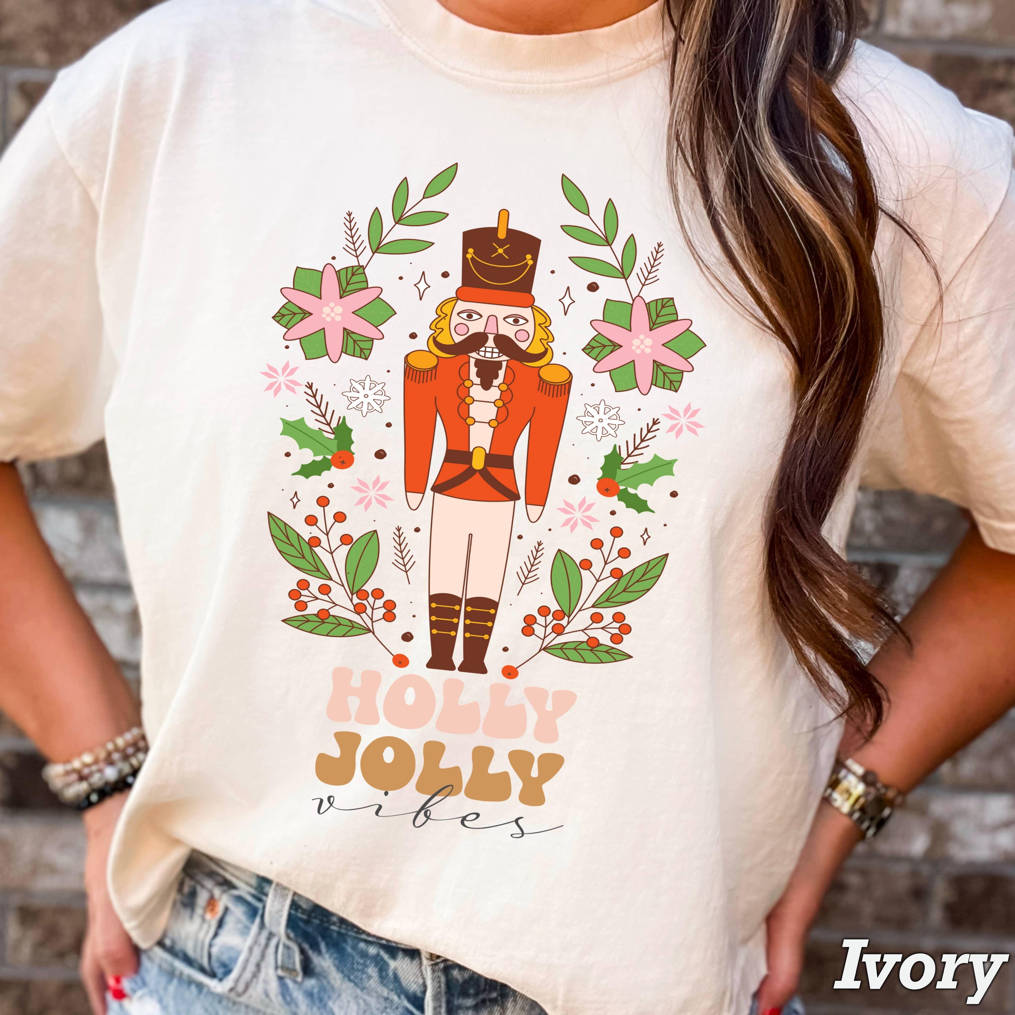 Holly Jolly Nutcracker Christmas 2025 Tee | Comfort Color