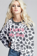 303698 - 830 I Love My Dog Graphic Sweatshirt