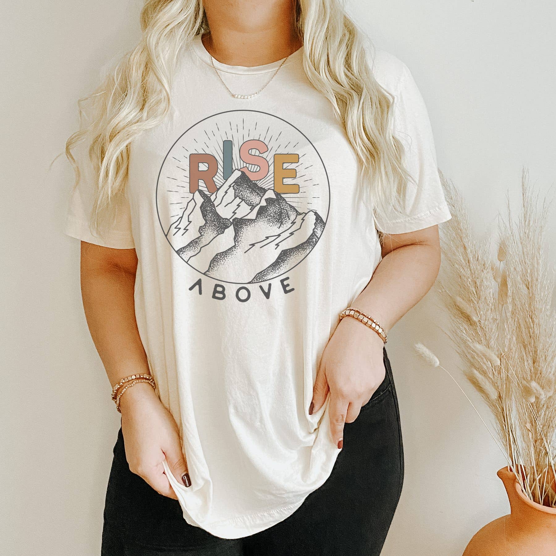 Rise Above Mountains Tee | Outdoor Tee