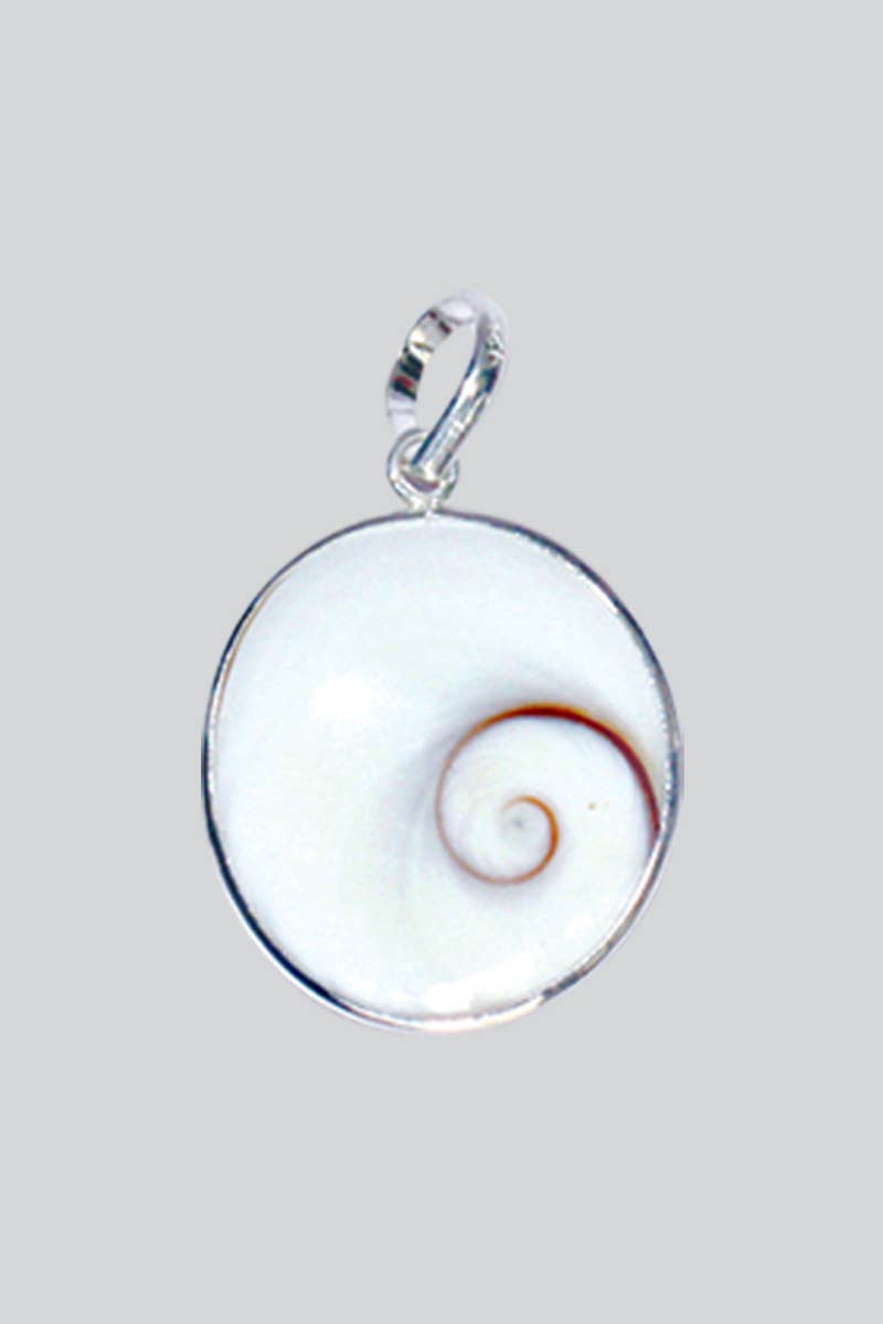 Sterling Silver Shiva Shell Pendant (SP-110L)