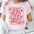 Tinsel in A Tangle Christmas 2025 Graphic Tee | Bella Canvas