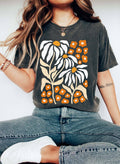Boho Botanical Daisy Art Nouveau Floral T-Shirt