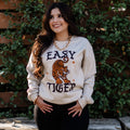 Easy Tiger Vintage Graphic Tee Retro Western Style Shirt