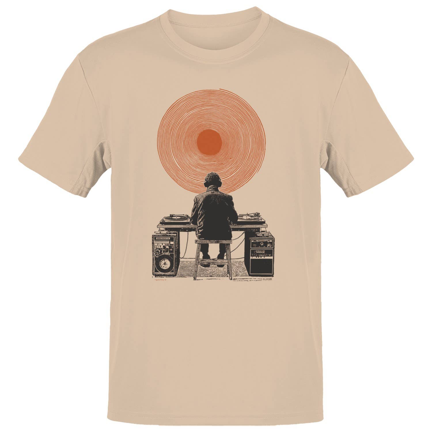 Sunset Vintage Dj  Men's T-Shirt
