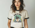Hang in There It Gets Worse - Funny Cat Sassy Graphic Tee