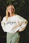 Not Perfect Just Forgiven Mid Graphic Sweatshirt