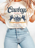 Cowboy Wild West Graphic T Shirts