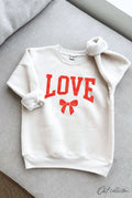 Love Bow Youth Unisex Graphic Sweatshirt