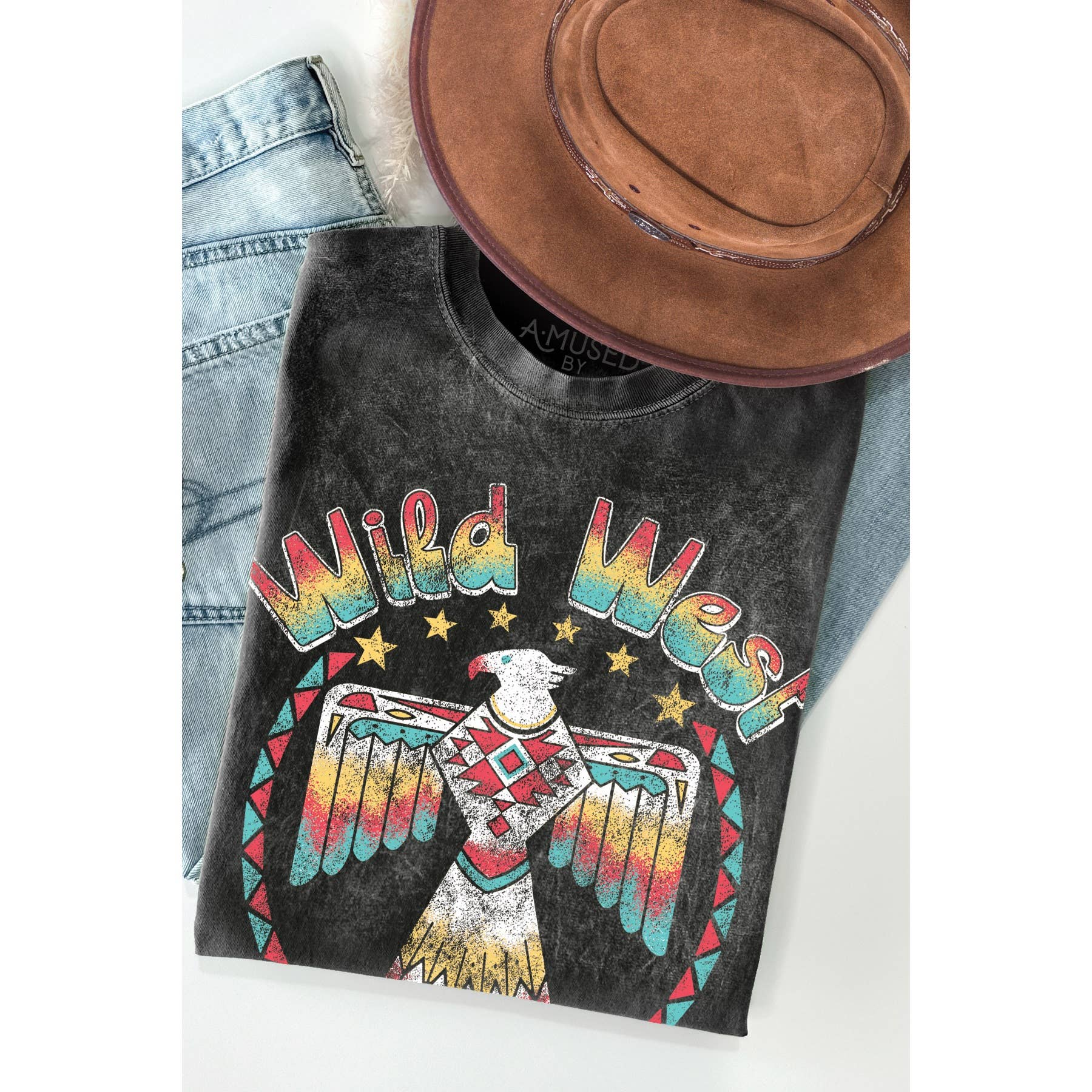 Wild West Aztec Bird - Mineral Wash