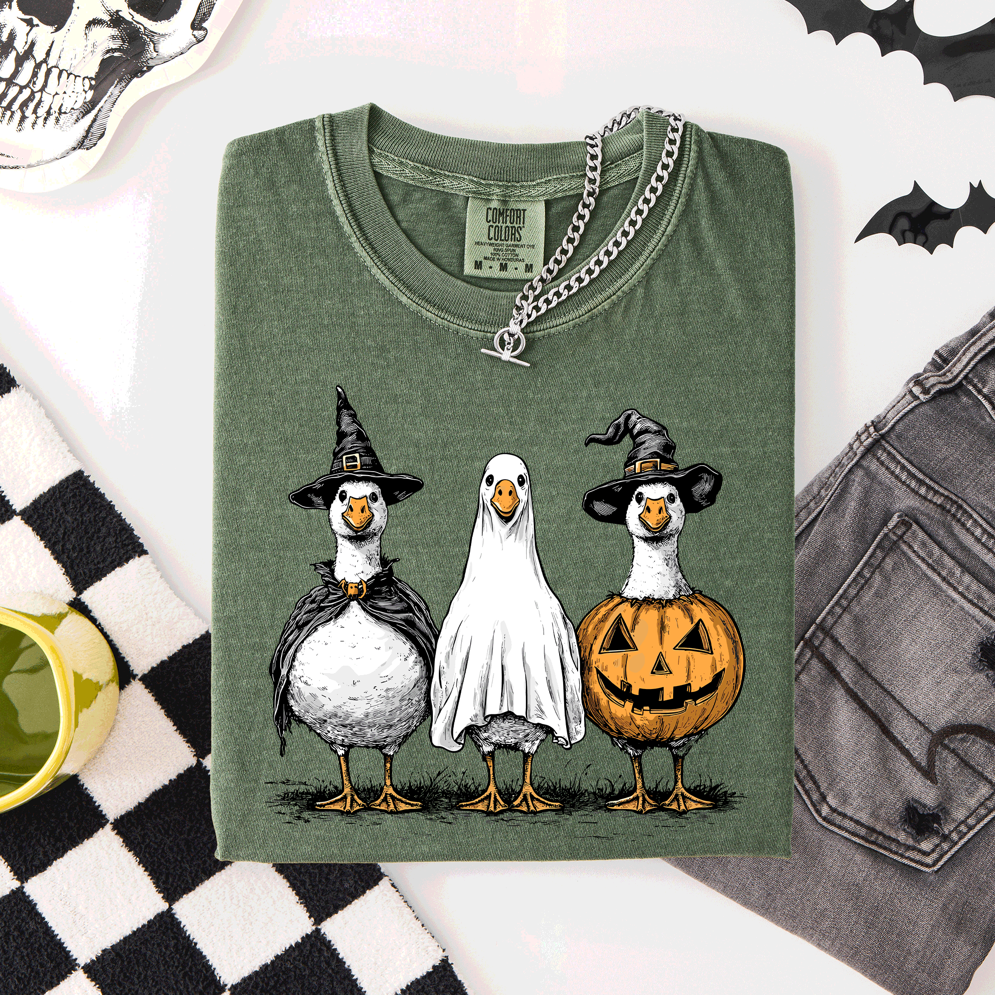 Cute Halloween Geese, Funny, Cute, Comfort Colors T-Shirt