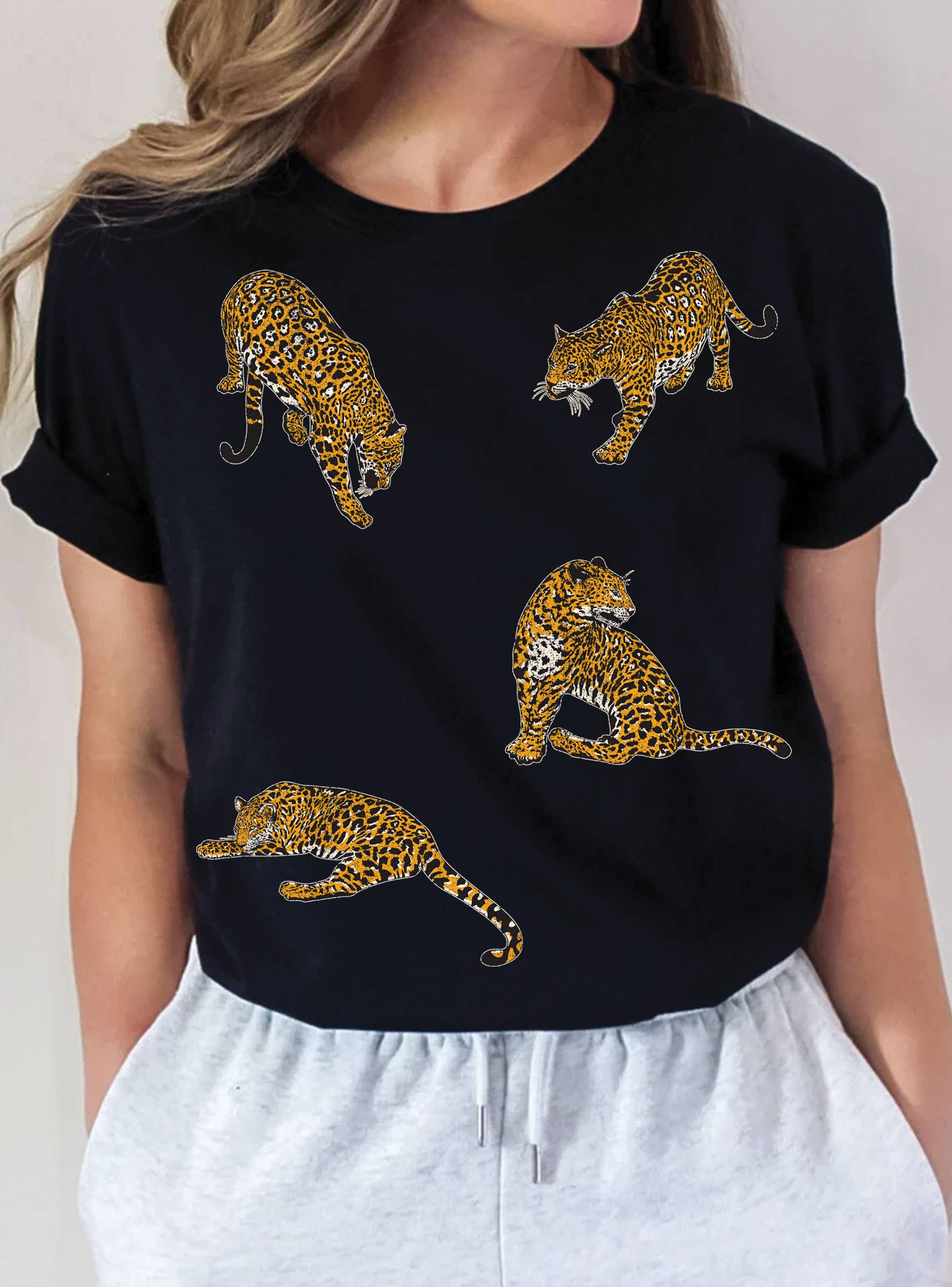 Leopards Graphic Tshirts